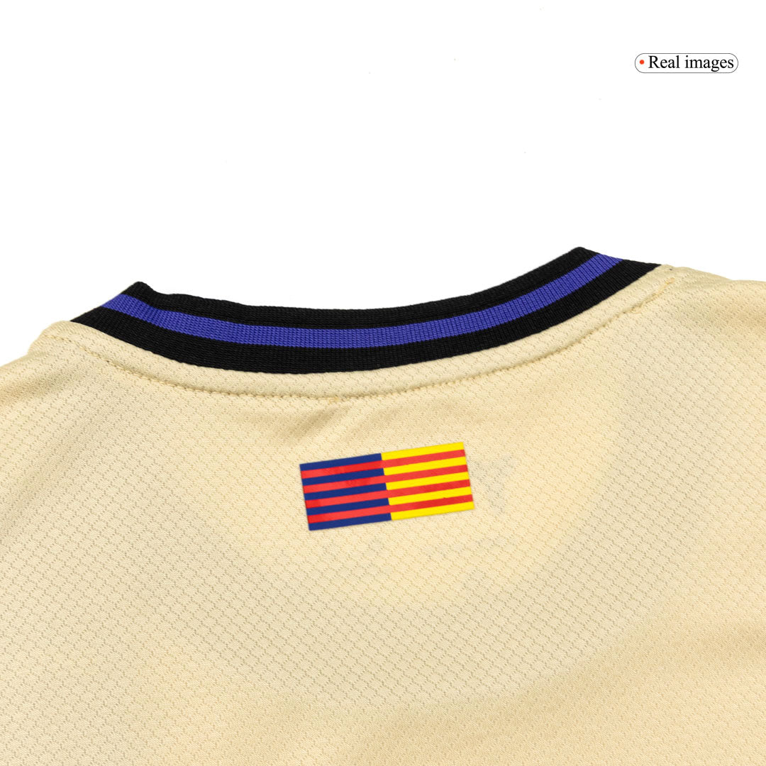 Barcelona Kinder Trikot Set Auswärts 2025/26