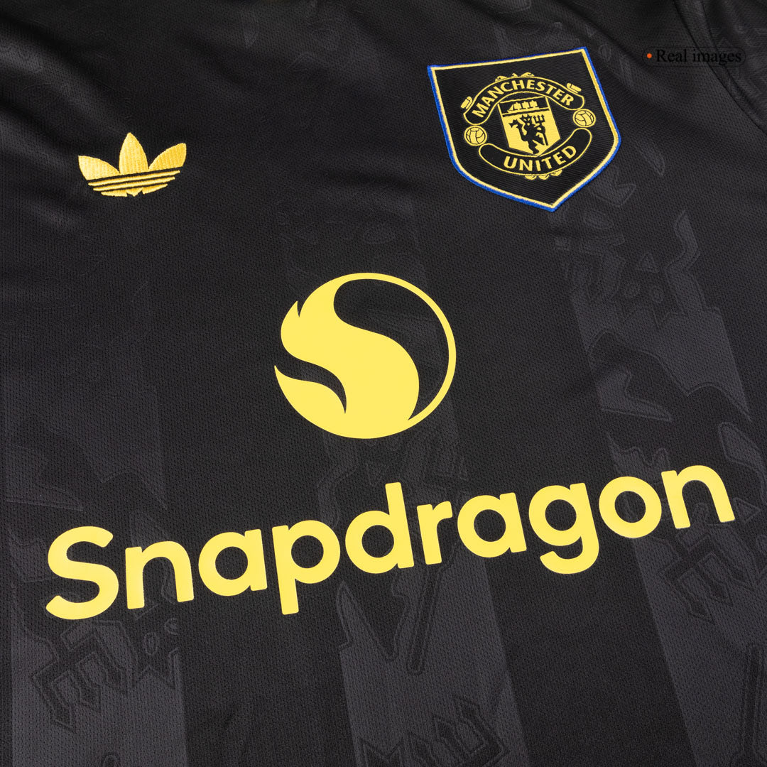 ManU Langarm Trikot Drittes Auswärts 2025/26