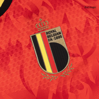 Belgium World Cup Player Version Trikot Heim 2026 LUKAKU #9 Slim Fit