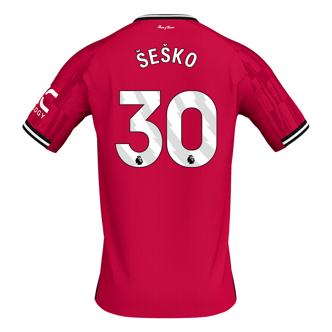 ManU Trikot Heim 2025/26 ŠEŠKO #30 [PREMIUM]