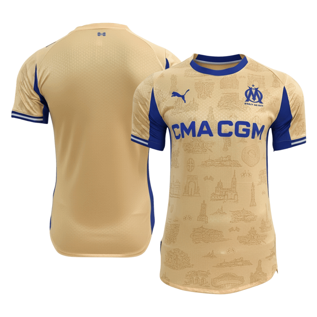 Marseille Player Version Trikot Viertes Auswärts 2025/26 Slim Fit
