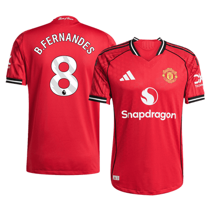 ManU Player Version Trikot Heim 2025/26 B.FERNANDES #8 Slim Fit