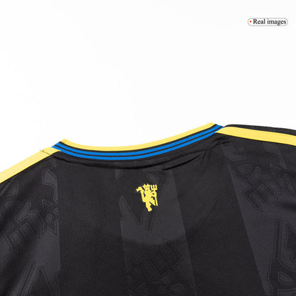ManU Langarm Trikot Drittes Auswärts 2025/26