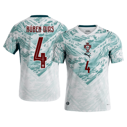 Portugal World Cup Trikot Auswärts 2026 RÚBEN DIAS #4
