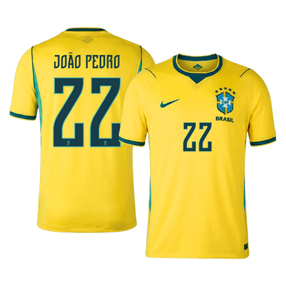 Brazil World Cup Trikot Heim 2026 JOÃO PEDRO #22