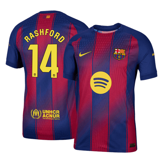 Barcelona Player Version Trikot Heim 2025/26 RASHFORD #14 Slim Fit