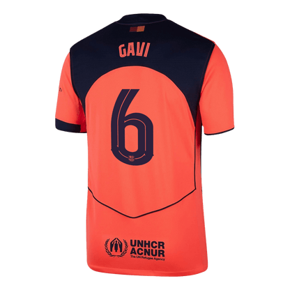 Barcelona Trikot Drittes Auswärts 2025/26 UCL GAVI #6