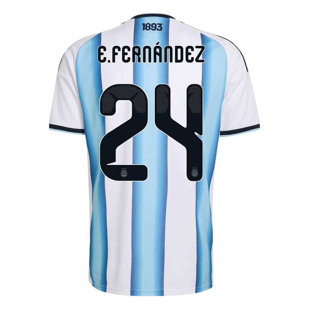 Argentina World Cup Trikot Heim 2026 E. FERNÁNDEZ #24 [PREMIUM]