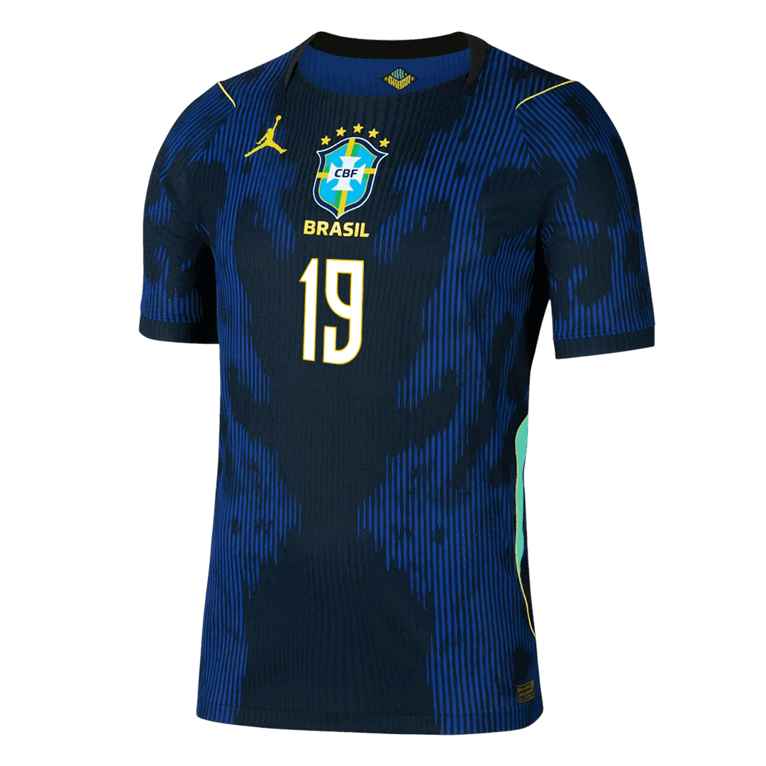 Brazil World Cup Player Version Trikot Auswärts 2026 ENDRICK #19 Slim Fit