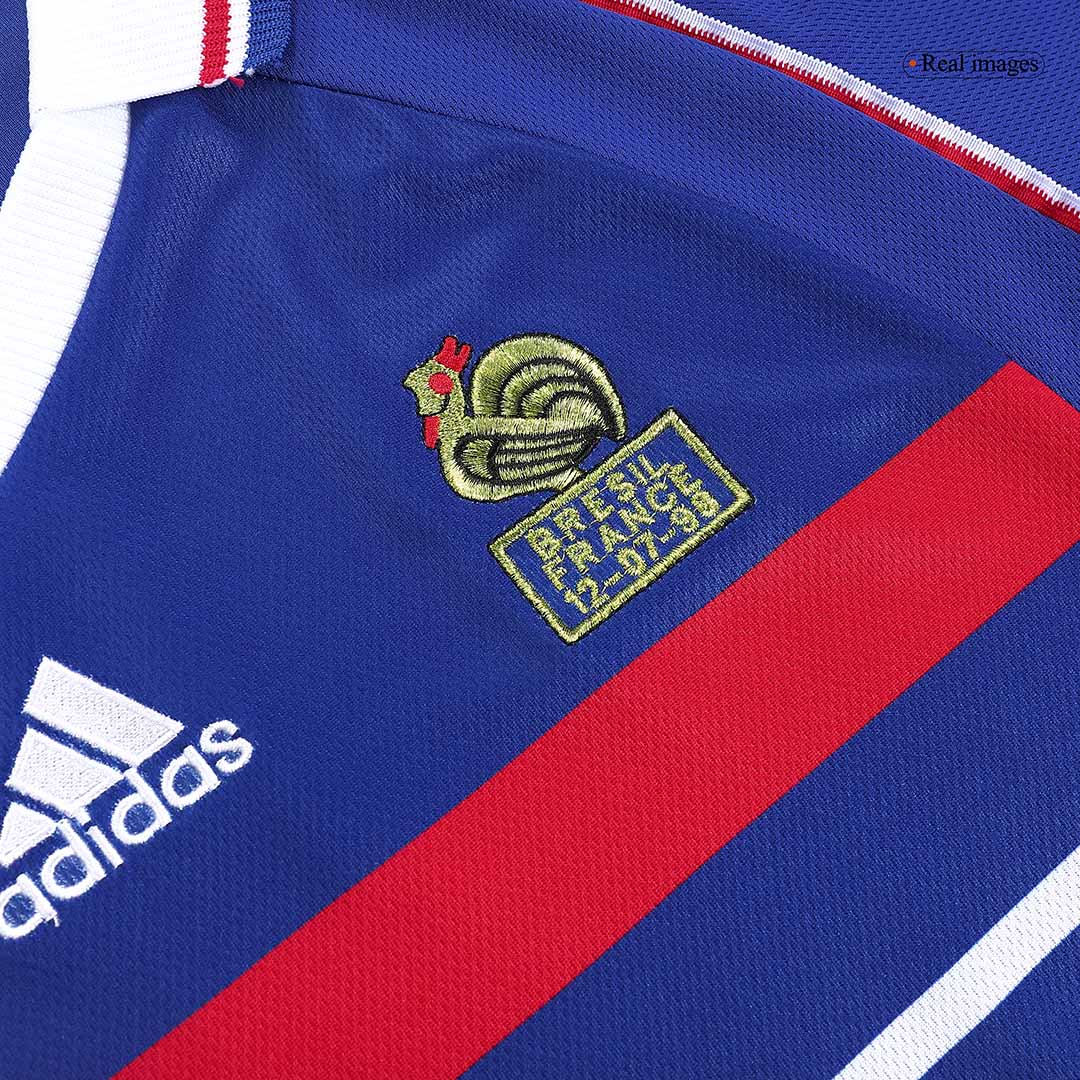 France World Cup Retro Trikot Heim 1998 ZIDANE #10