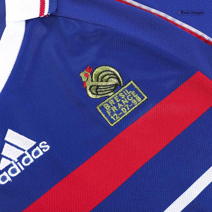 France World Cup Retro Trikot Heim 1998 ZIDANE #10