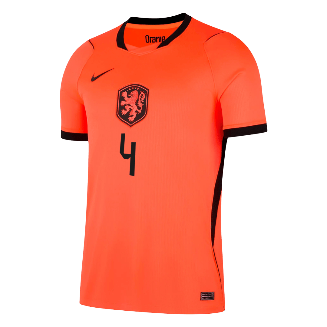 Netherlands World Cup Trikot Heim 2026 VIRGIL #4