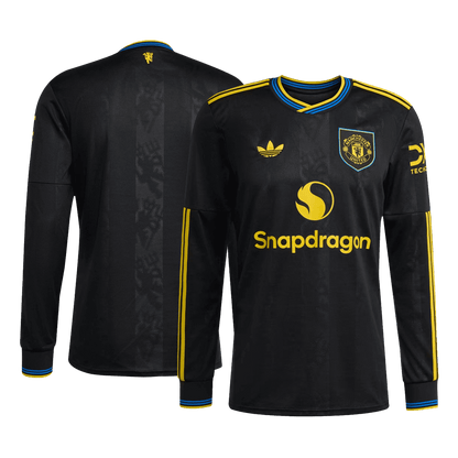 ManU Langarm Trikot Drittes Auswärts 2025/26