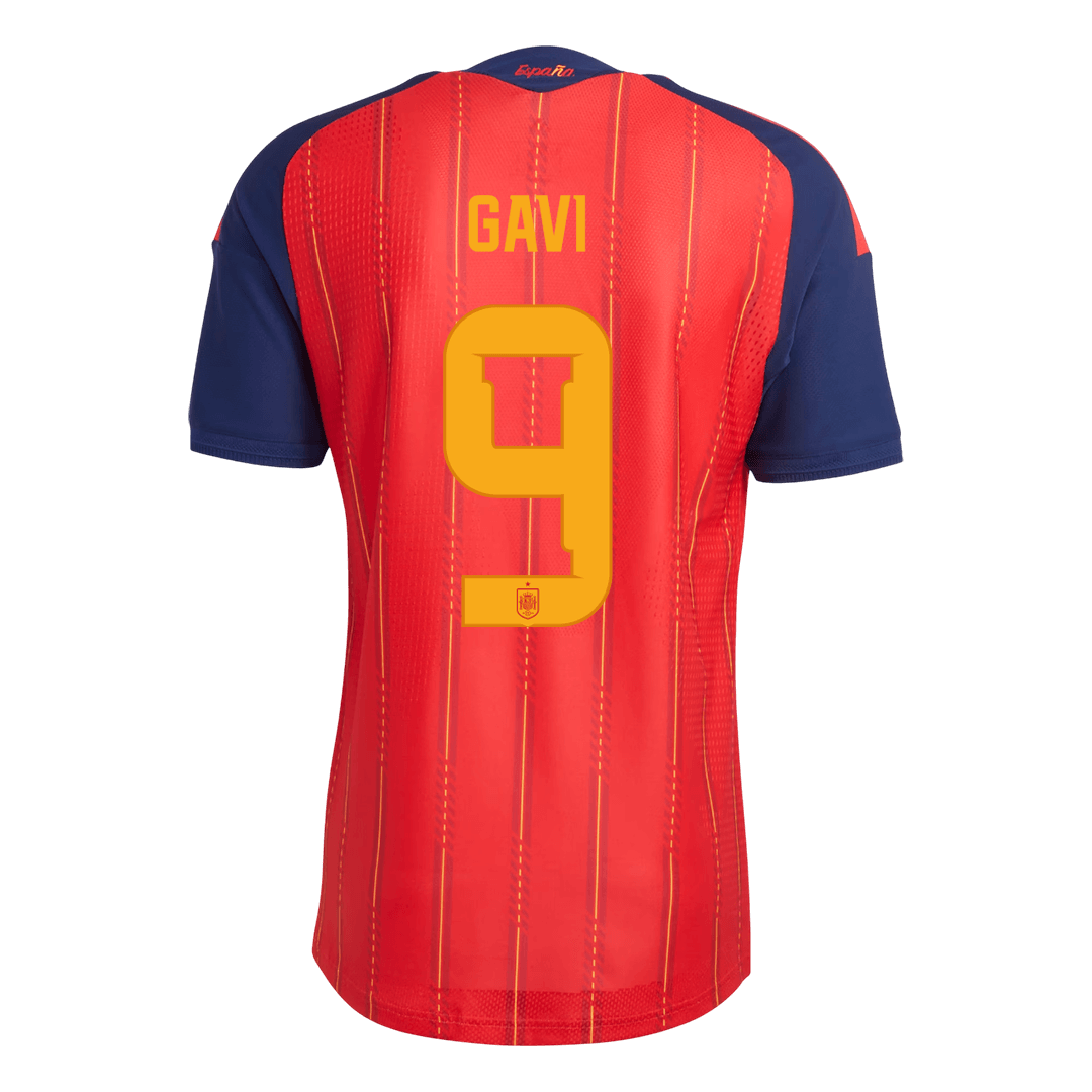 Spain World Cup Player Version Trikot Heim 2026 GAVI	 #9 Slim Fit