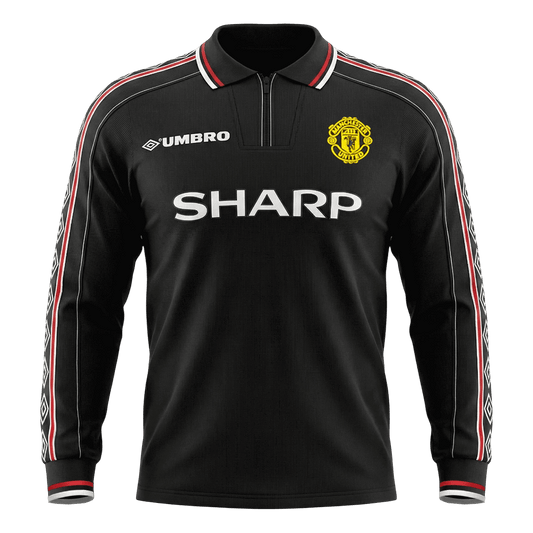 ManU Retro Langarm Trikot Auswärts 1998