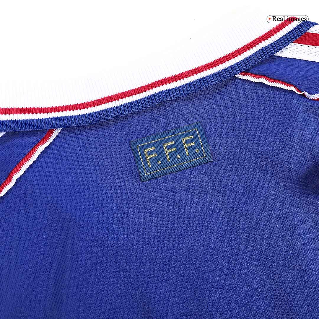 France World Cup Retro Trikot Heim 1998 ZIDANE #10