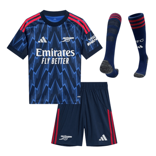 Die Gunners Kinder Trikot Komplett-Set Auswärts 2025/26