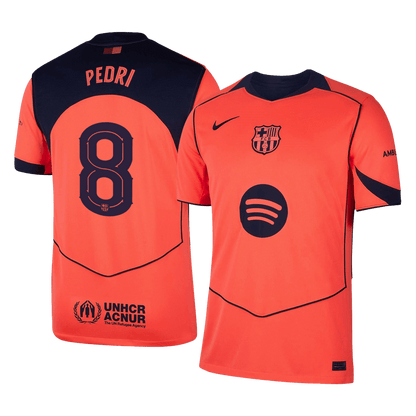 Barcelona Trikot Drittes Auswärts 2025/26 UCL PEDRI #8