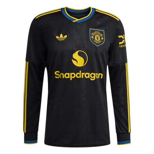ManU Langarm Trikot Drittes Auswärts 2025/26