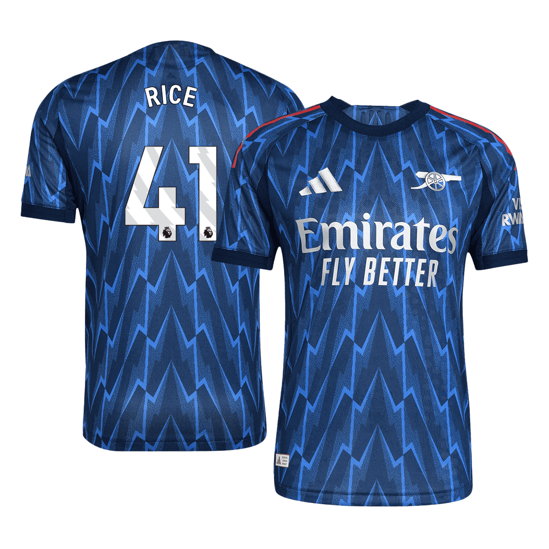 Die Gunners Player Version Trikot Auswärts 2025/26 RICE #41 Slim Fit