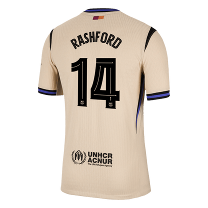 Barcelona Player Version Trikot Auswärts 2025/26 UCL RASHFORD #14 Slim Fit