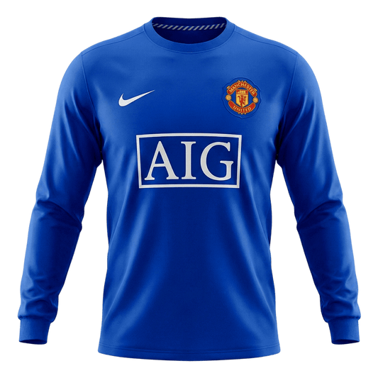 ManU Retro Langarm Trikot Drittes Auswärts 2008/09