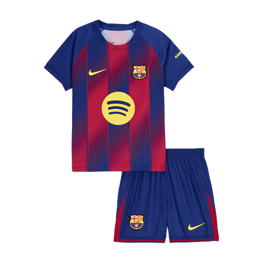 Barcelona Kinder Trikot Set Heim 2025/26