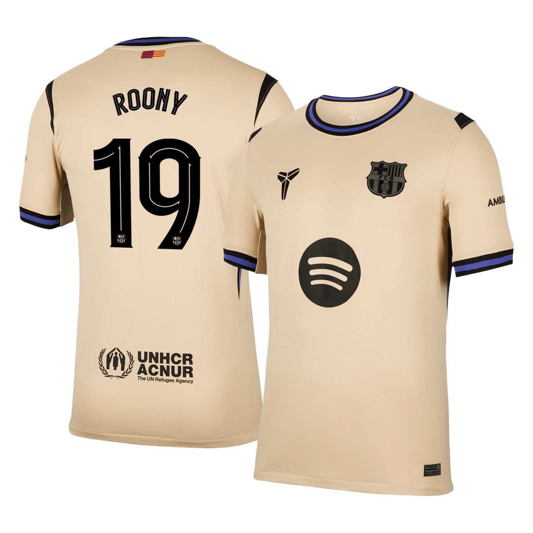 Barcelona Trikot Auswärts 2025/26 UCL ROONY #19