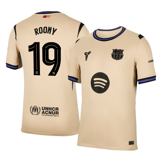 Barcelona Trikot Auswärts 2025/26 UCL ROONY #19