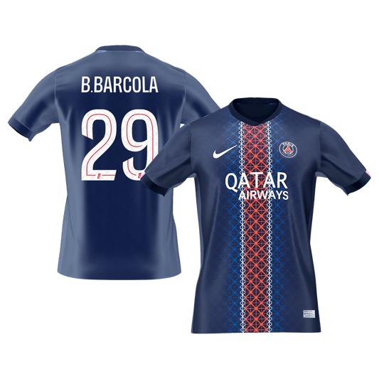 PSG Trikot Heim 2025/26 B.BARCOLA #29 [PREMIUM]