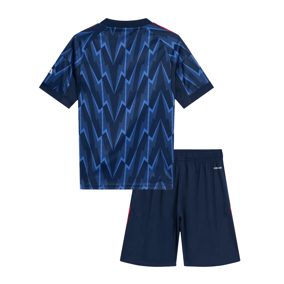 Die Gunners Kinder Trikot Set Auswärts 2025/26