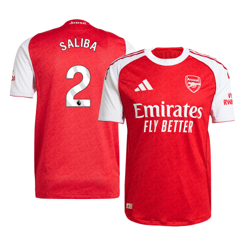 Die Gunners Player Version Trikot Heim 2025/26 SALIBA #2 Slim Fit