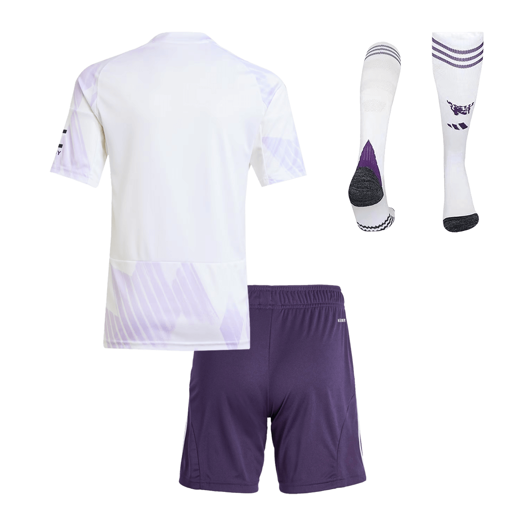 ManU Kinder Trikot Komplett-Set Auswärts 2025/26