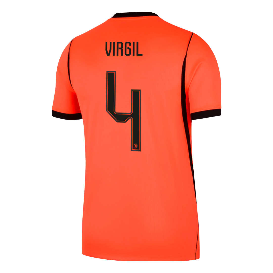 Netherlands World Cup Trikot Heim 2026 VIRGIL #4