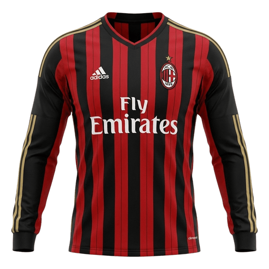 AC Milan Retro Langarm Trikot Heim 2013/14