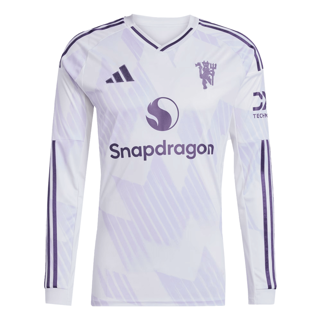 ManU Langarm Trikot Auswärts 2025/26