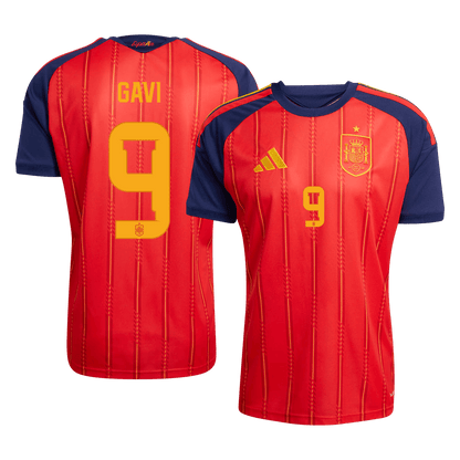 Spain World Cup Trikot Heim 2026 GAVI #9 [PREMIUM]