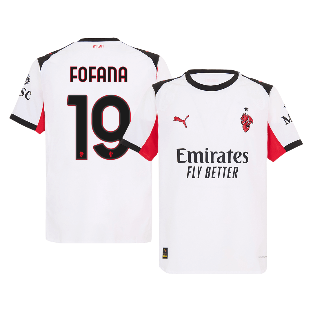 AC Milan Player Version Trikot Auswärts 2025/26 FOFANA #19 Slim Fit