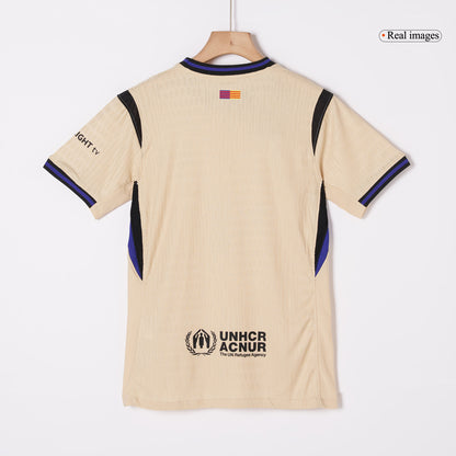 Barcelona Player Version Trikot Auswärts 2025/26 UCL LEWANDOWSKI #9 Slim Fit