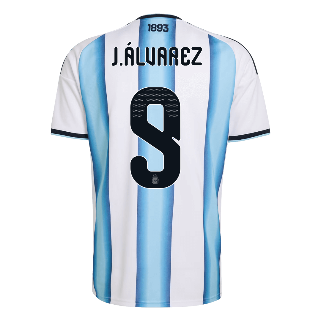 Argentina World Cup Trikot Heim 2026 J.ÁLVAREZ #9 [PREMIUM]
