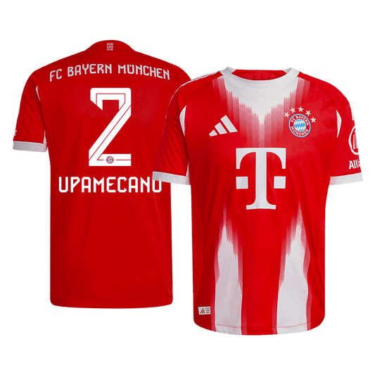 Bayern Munich Player Version Trikot Heim 2025/26 UPAMECANO #2 Slim Fit