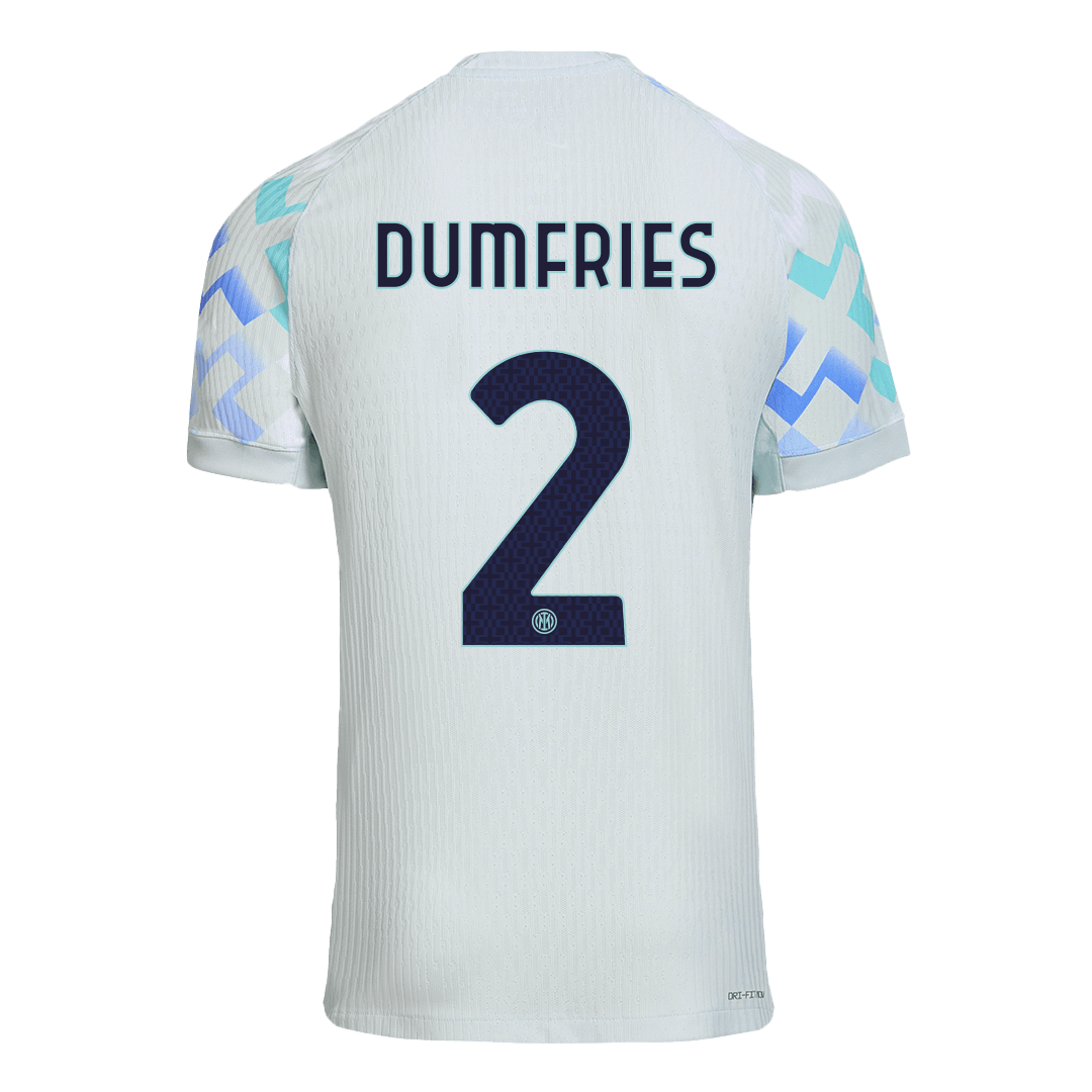 Inter Milan Player Version Trikot Auswärts 2025/26 DUMFRIES #2 Slim Fit