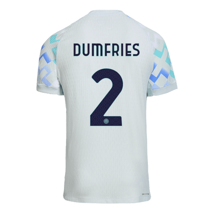 Inter Milan Player Version Trikot Auswärts 2025/26 DUMFRIES #2 Slim Fit