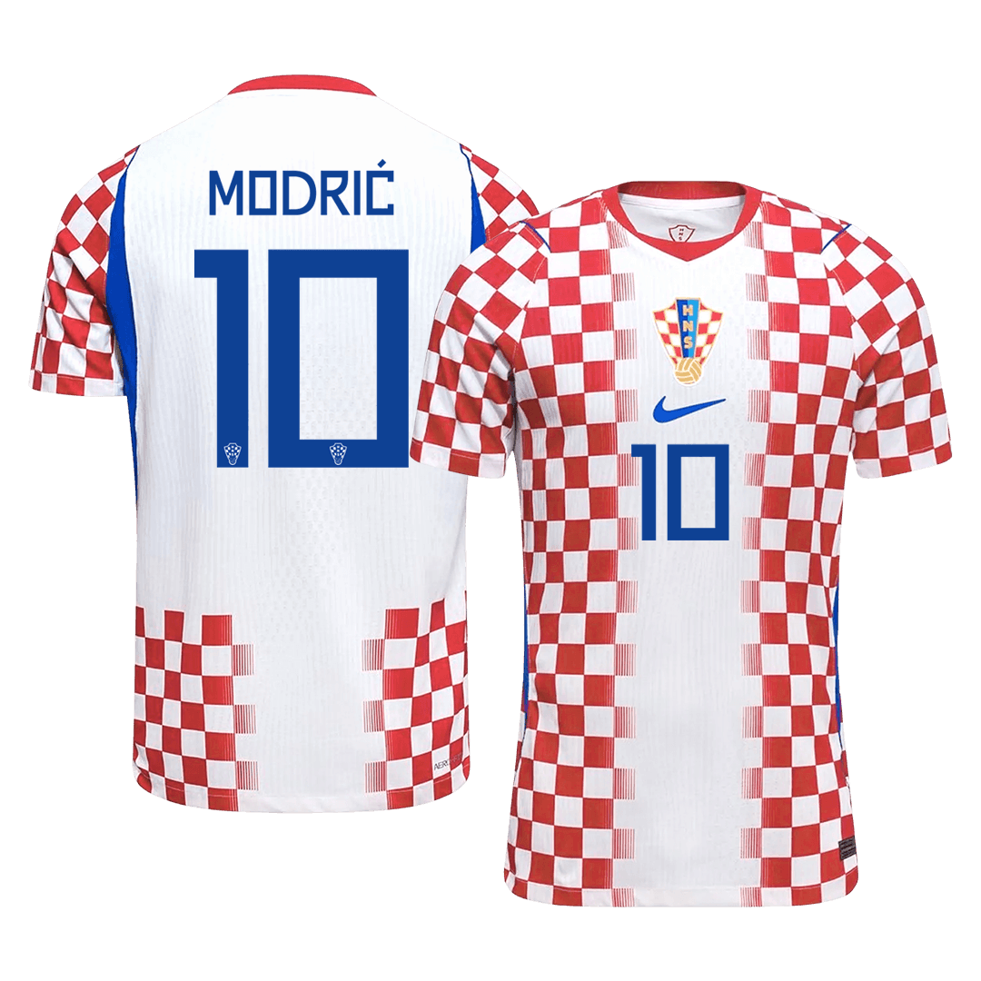 Croatia World Cup Player Version Trikot Heim 2026 MODRIĆ #10 Slim Fit