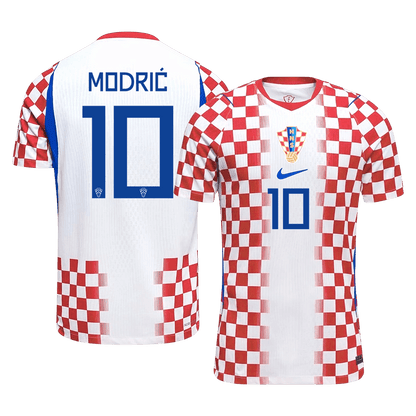 Croatia World Cup Player Version Trikot Heim 2026 MODRIĆ #10 Slim Fit