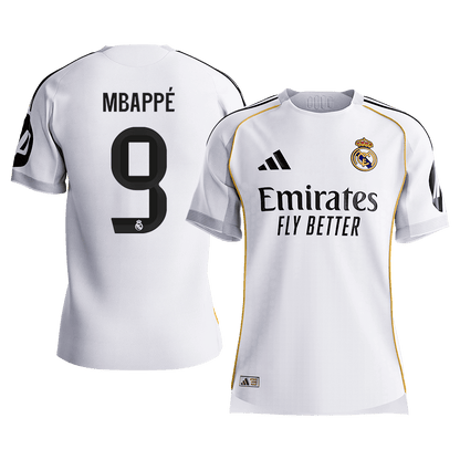 Los Blancos Player Version Trikot Heim 2025/26 MBAPPÉ #9 Slim Fit [PREMIUM]