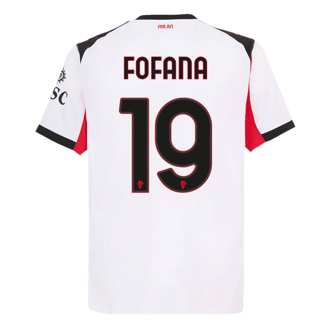 AC Milan Player Version Trikot Auswärts 2025/26 FOFANA #19 Slim Fit