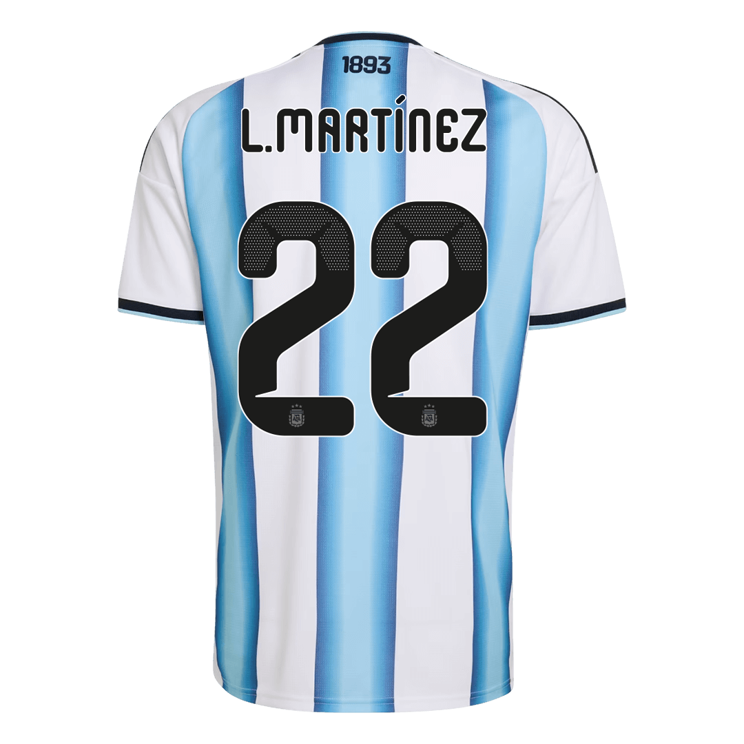 Argentina World Cup Trikot Heim 2026 L.MARTÍNEZ #22 [PREMIUM]