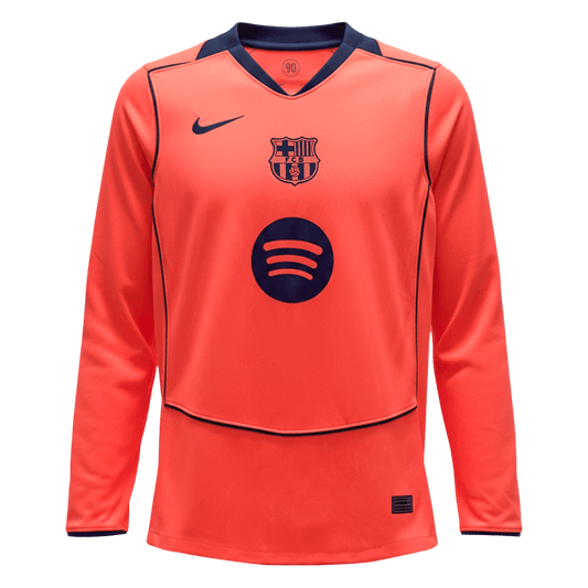 Barcelona Langarm Trikot Drittes Auswärts 2025/26