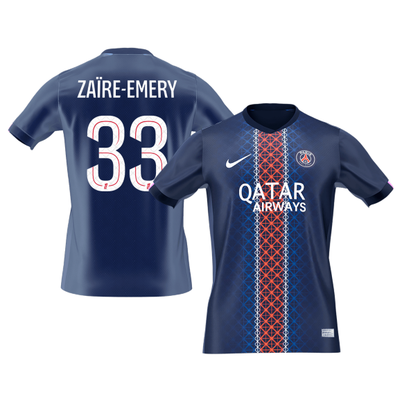 PSG Trikot Heim 2025/26 ZAïRE EMERY #33 [PREMIUM]